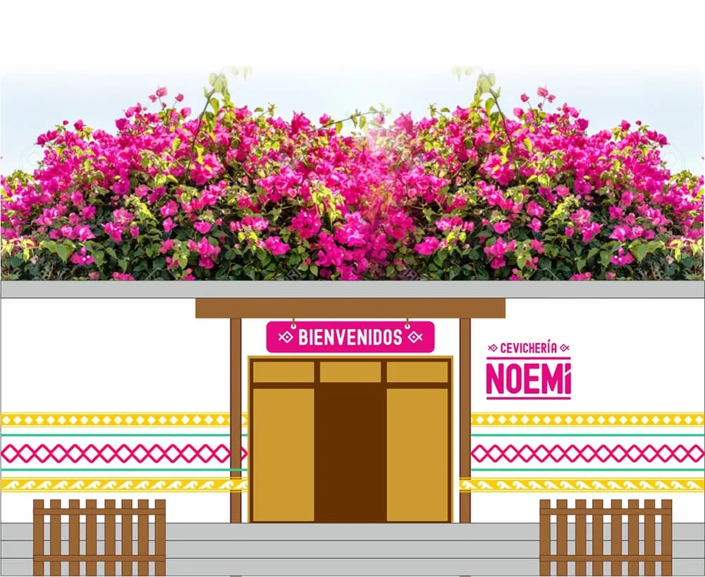 puerta principal del restaurante noemi